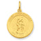 24k Gold-Plated Sterling Silver St. John Baptist Medal