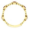 Mozambique Garnet and Diamond Vintage-Style Ring, 14k Yellow Gold, Size 7.75