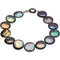 Black Freshwater Cultured Coin Pearl Bracelet, 7.75" (13-14mm)