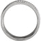 Hand Woven 8mm Comfort Fit 14k White Gold Band