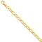 Men's Polished 14k Yellow Gold 7mm Anchor Link Bracelet, 9"