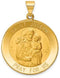 14k Yellow Gold St. Joseph Medal Pendant (29X25MM)