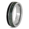 Jade, Obsidian 6.5mm Titanium Comfort-Fit Wedding Band