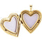 Heart Cross 14k Yellow Gold Locket Pendant (20.50X19 MM)