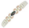 Mystic Fire Bracelet, Sterling Silver, 12k Green Gold, 12k Rose Gold Black Hills Gold, 6.5" to 8"