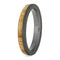 The Men's Jewelry Store (Unisex Jewelry) Oak Wood 3mm Sandblasted Titanium Comfort-Fit Wedding Band