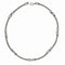 Edward Mirell Titanium Brushed Cable and Polished Link Necklace, 20"