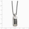 Edward Mirell Titanium Cable and 18k Gold Rivets Pendant Necklace, 20"