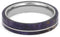 The Men's Jewelry Store (Unisex Jewelry) Purple Box Elder Burl Wood 4.5mm Titanium Comfort-Fit Wedding Band, Size 15.5