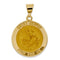 14k Yellow Gold St. George Medal Pendant (21X19MM)