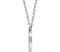 Round Diamond Pendant Necklace in 14k White Gold, 18" (.33 Cttw)