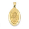 14k Yellow Gold St. Anthony Medal Pendant (26X15MM)