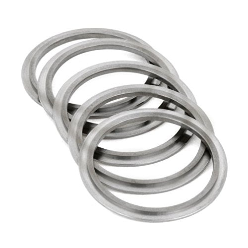 Modern Stack Rings 1mm Comfort Fit Brushed Titanium Band