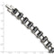 Men's Stainless Steel 10mm Magnetic Links Bracelet, 8.5"