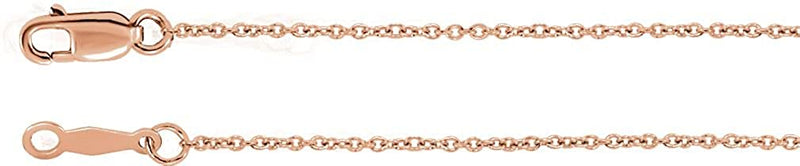 Slim-Profile Bow Necklace in 14k Rose Gold, 18"