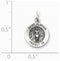 Sterling Silver Antiqued St. Florian Medal (18X12MM)