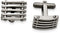 Stainless Steel Satin-Brushed, Toggle Back Cuff Links,13X19MM