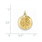 14k Yellow Gold St. Andrew Medal Charm (20X15MM)