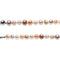 Freshwater Cultured Multi-Color Pearl Strand Bracelet, 8 MM - 9 MM, Sterling Silver 7.75 Inches