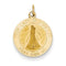 14k Yellow Gold Our Lady of Loreto Medal Charm (21X15MM)