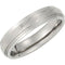 5mm Titanium Satin and Polished Embossed Band, Sizes 6 to 11