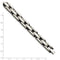 Men's Brushed Stainless Steel 9mm Link Bracelet, 8"