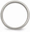 Brushed Titanium, 14k Yellow Gold Inlay 8mm Dome Band, Size 11