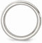 Stainless Steel 6mm Matte and Polished Comfort-Fit Band, Size 8.5