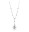 14k White Gold .83 Cttw. Diamond Necklace