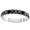 Men's Antiqued 'Ad Jesum Per Marium' Total Consecration Band, Rhodium-Plate 14k White Gold 4mm, Size 9.25