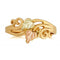 Scrollwork Slim Profile Ring, 10k Yellow Gold, 12k Green and Rose Gold Black Hills Gold Motif