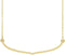 Freeform Bar Necklace, 14k Yellow Gold, 18"