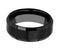 Men's Black Ceramic 8mm Beveled Edge Comfort-Fit Band