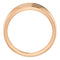 3 Row Negative Space Ring, 14k Rose Gold