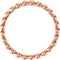 14k Rose Gold Granulated Bead 2.5mm Stackable Band