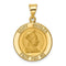 14k Yellow Gold St. Charles Medal Pendant (21X18MM)