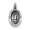 Sterling Silver Our Lady of Guadalupe Medal (20X11MM)