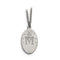 Stainless Steel Miraculous Medal Reverse Necklace, 18"