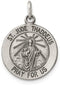 Sterling Silver Saint Jude Thaddeus Medal (20X15 MM)