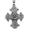 Men's Congo Cross 14k Sterling Silver Pendant