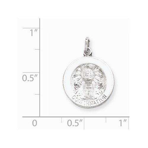 Sterling Silver Confirmation Medal (15X15MM)