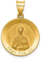 14k Yellow Gold St. Nicholas Medal Pendant (21X19MM)