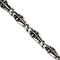 Men's Stainless Steel Antiqued Fleur De Lis Bracelet, 9 "