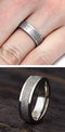 Gibeon Meteorite 6mm Titanium Comfort-Fit Wedding Band, Size 11.25