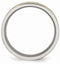 Brushed Grey Titanium Yellow IP 8mm Satin Checkered Flat Band, Size 10.5