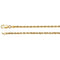 14k Yellow Gold 2.5mm Diamond-Cut Rope Chain, 18"