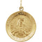 14k Yellow Gold Nino De Atocha Medal (15 MM)