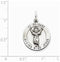 Sterling Silver Divino Nino Medal (Divine Infant Jesus) (23X18MM)