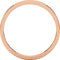 10k Rose Gold 2mm Slim-Profile Flat Band