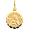 14k Yellow Gold Angel Pendant (8 MM)